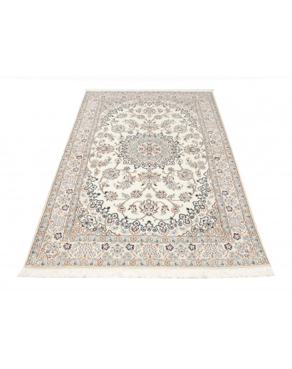 Tappeto Nain 9La Persia bianco marrone 136x217