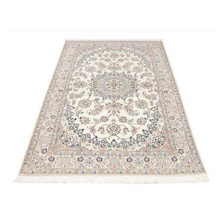 Tappeto Nain 9La Persia bianco marrone 136x217