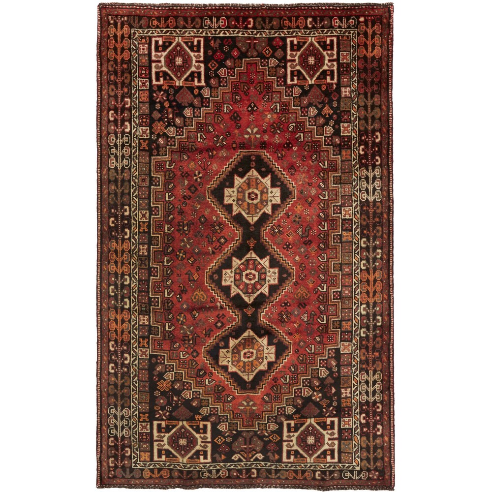 Tappeto Shiraz Persia marrone 165x268 Tappeto Shiraz Persia marrone 165x268