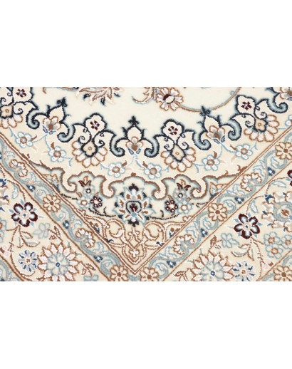 Tappeto Nain 9La Persia bianco marrone 136x217