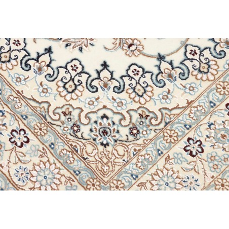 Tappeto Nain 9La Persia bianco marrone 136x217