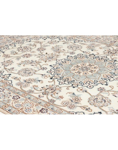 Tappeto Nain 9La Persia bianco marrone 136x217