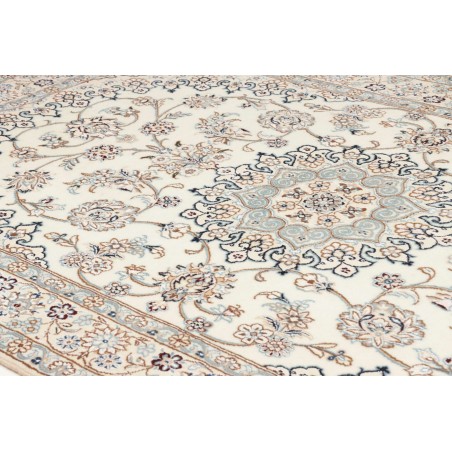Tappeto Nain 9La Persia bianco marrone 136x217