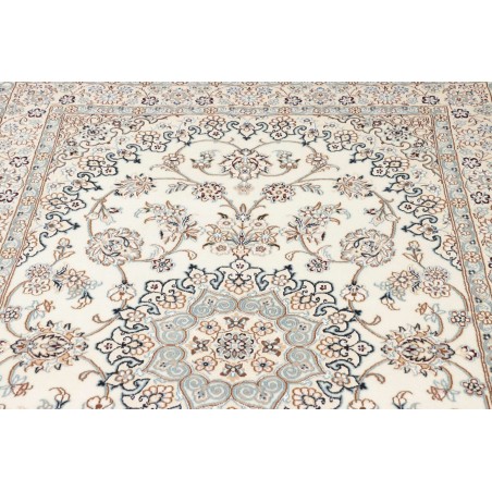 Tappeto Nain 9La Persia bianco marrone 136x217