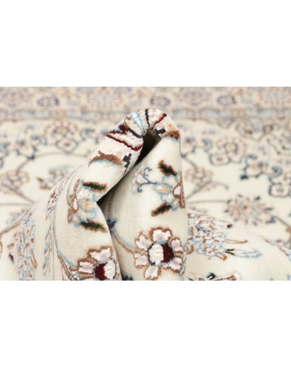 Tappeto Nain 9La Persia bianco marrone 136x217