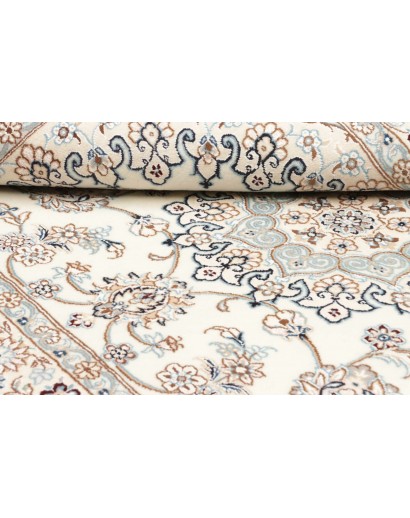 Tappeto Nain 9La Persia bianco marrone 136x217