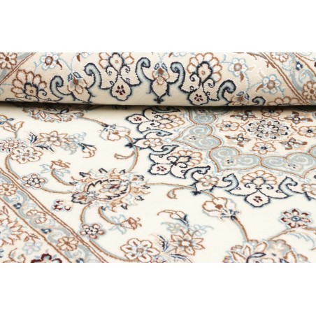 Tappeto Nain 9La Persia bianco marrone 136x217