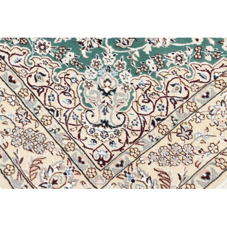 Tappeto Nain 9La Persia bianco azzurro 130x208