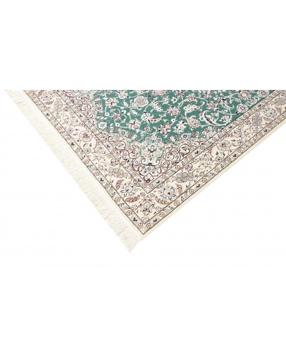 Tappeto Nain 9La Persia bianco azzurro 130x208