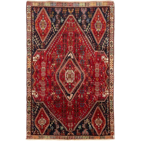 Tappeto Shiraz Fine Persia marrone blu 163x260