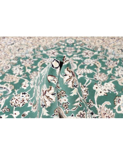 Tappeto Nain 9La Persia bianco azzurro 130x208