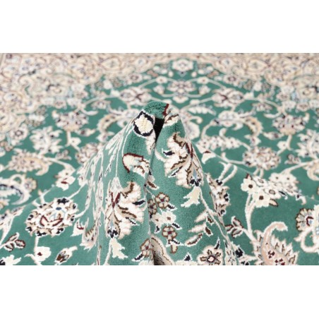 Tappeto Nain 9La Persia bianco azzurro 130x208