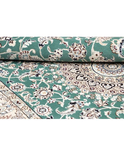Tappeto Nain 9La Persia bianco azzurro 130x208