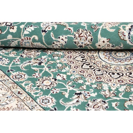 Tappeto Nain 9La Persia bianco azzurro 130x208