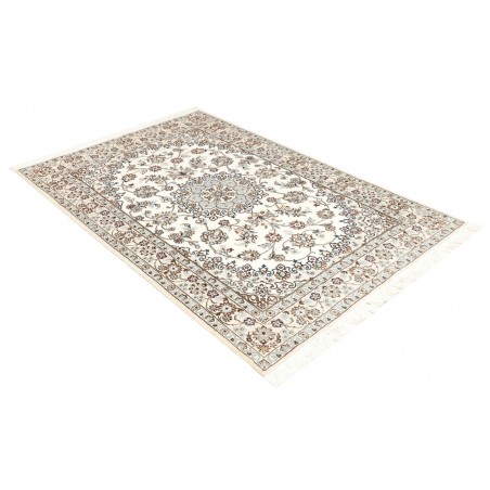 Tappeto Nain 9La Persia bianco verde 132x202