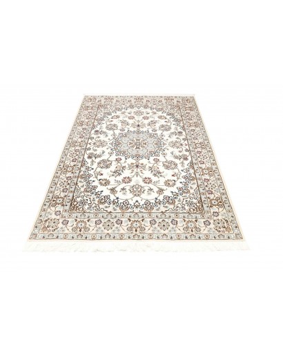Tappeto Nain 9La Persia bianco verde 132x202