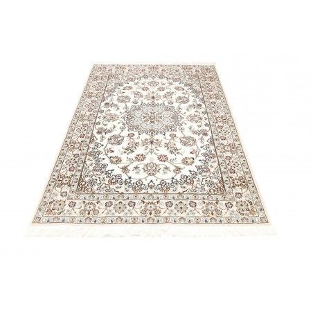 Tappeto Nain 9La Persia bianco verde 132x202