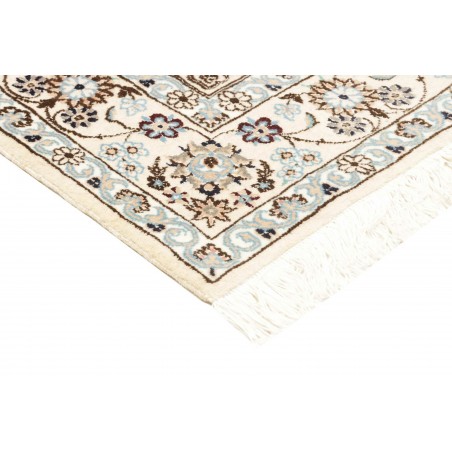Tappeto Nain 9La Persia bianco verde 132x202