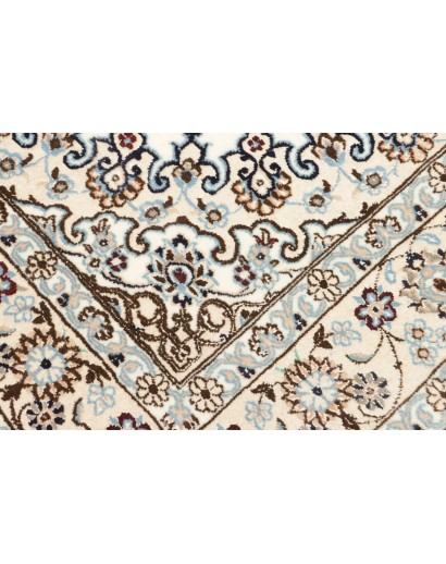 Tappeto Nain 9La Persia bianco verde 132x202