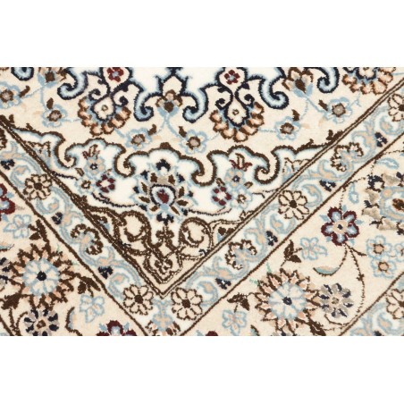 Tappeto Nain 9La Persia bianco verde 132x202