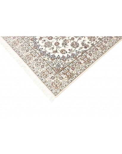 Tappeto Nain 9La Persia bianco verde 132x202