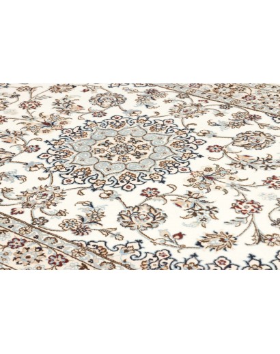 Tappeto Nain 9La Persia bianco verde 132x202