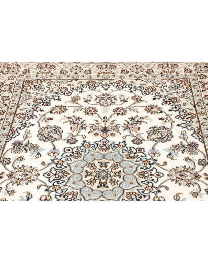 Tappeto Nain 9La Persia bianco verde 132x202