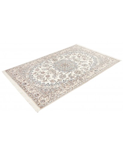 Tappeto Nain 9La Persia bianco azzurro 130x200
