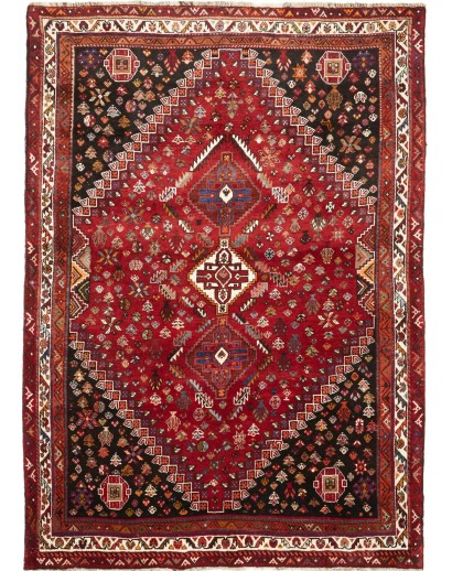Tappeto Shiraz Persia marrone blu 175x250