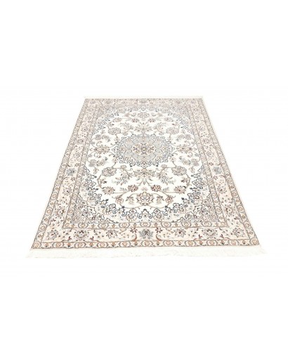 Tappeto Nain 9La Persia bianco azzurro 130x200