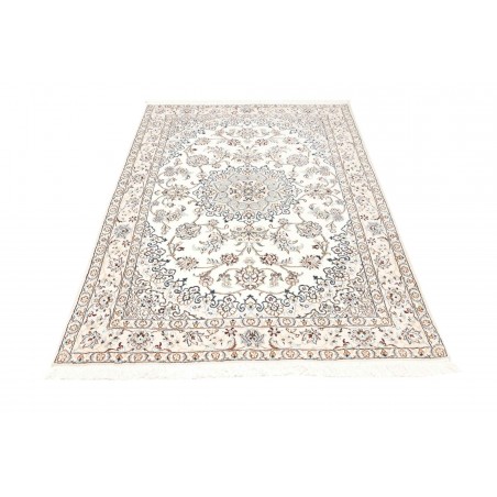 Tappeto Nain 9La Persia bianco azzurro 130x200
