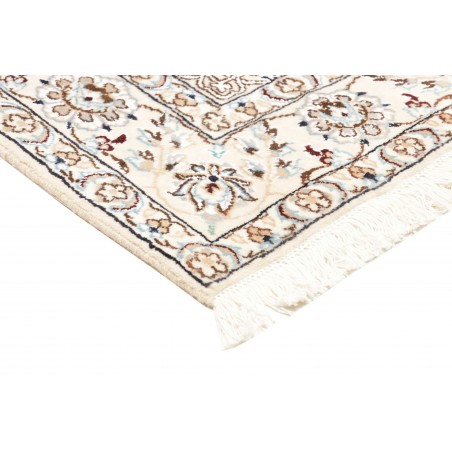 Tappeto Nain 9La Persia bianco azzurro 130x200