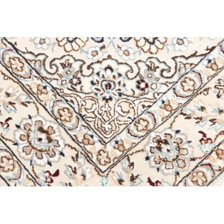 Tappeto Nain 9La Persia bianco azzurro 130x200