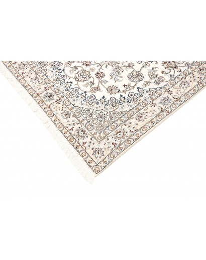 Tappeto Nain 9La Persia bianco azzurro 130x200