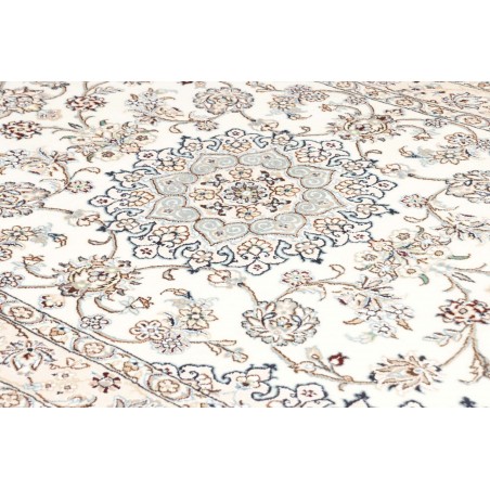 Tappeto Nain 9La Persia bianco azzurro 130x200
