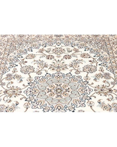Tappeto Nain 9La Persia bianco azzurro 130x200