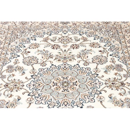 Tappeto Nain 9La Persia bianco azzurro 130x200