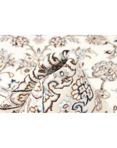 Tappeto Nain 9La Persia bianco azzurro 130x200