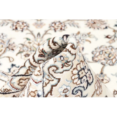 Tappeto Nain 9La Persia bianco azzurro 130x200