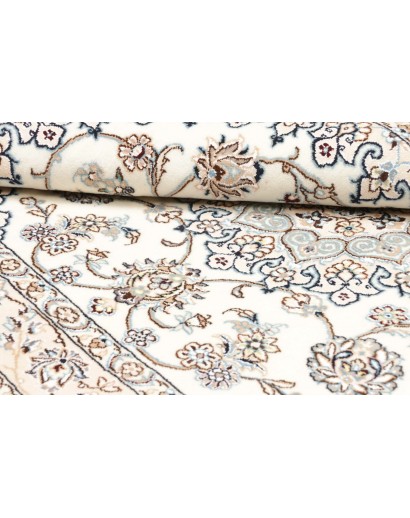 Tappeto Nain 9La Persia bianco azzurro 130x200
