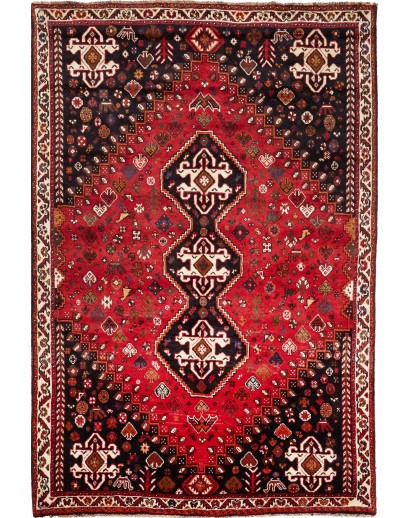 Tappeto Shiraz Persia marrone giallo 175x262