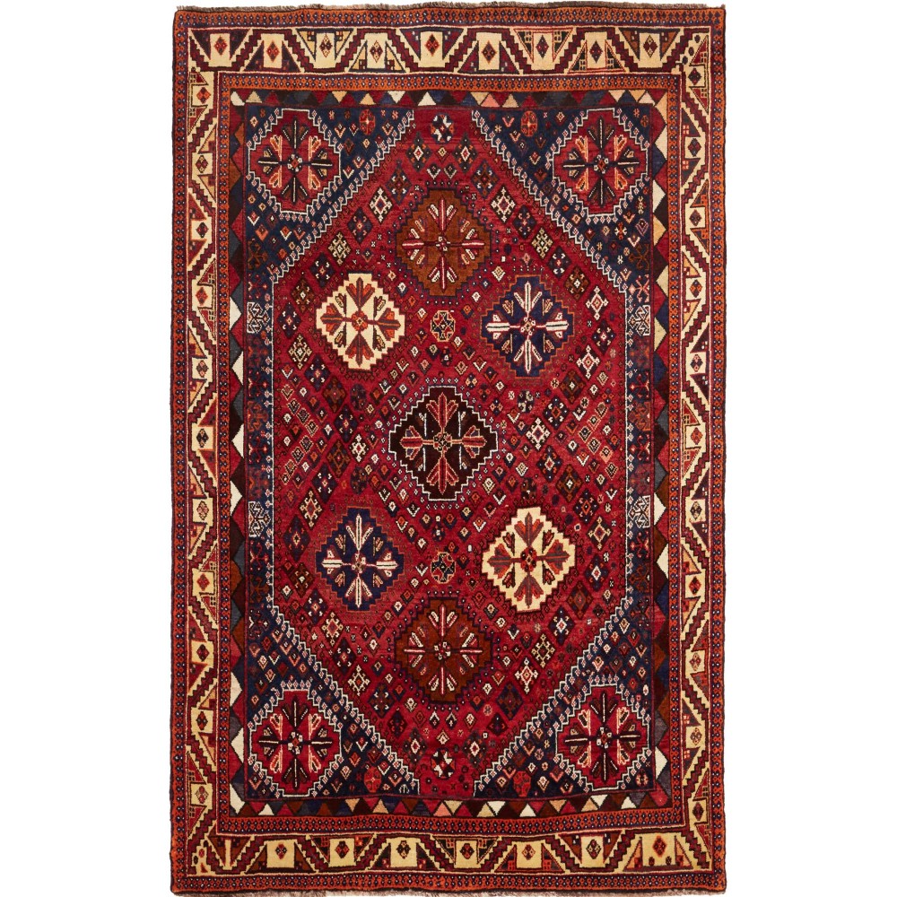 Tappeto Shiraz Fine Persia marrone 150x240 Tappeto Shiraz Fine Persia marrone 150x240