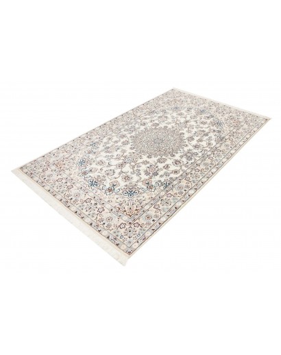Tappeto Nain 9La Persia bianco verde 128x215