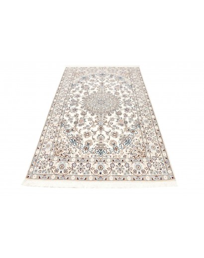 Tappeto Nain 9La Persia bianco verde 128x215