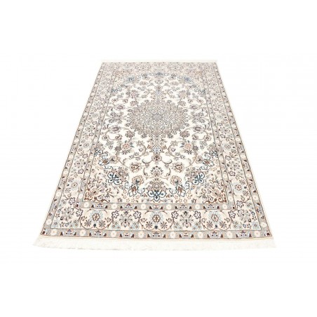Tappeto Nain 9La Persia bianco verde 128x215