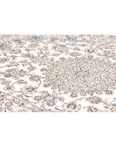 Tappeto Nain 9La Persia bianco verde 128x215