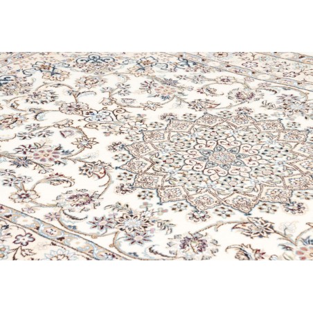 Tappeto Nain 9La Persia bianco verde 128x215