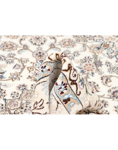 Tappeto Nain 9La Persia bianco verde 128x215