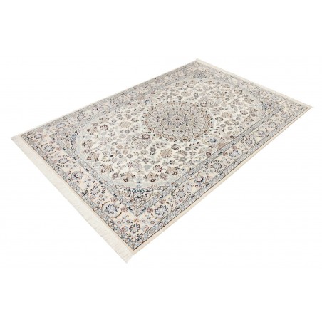 Tappeto Nain 9La Persia bianco grigio 135x203