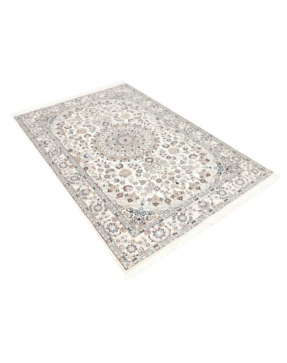 Tappeto Nain 9La Persia bianco grigio 135x203